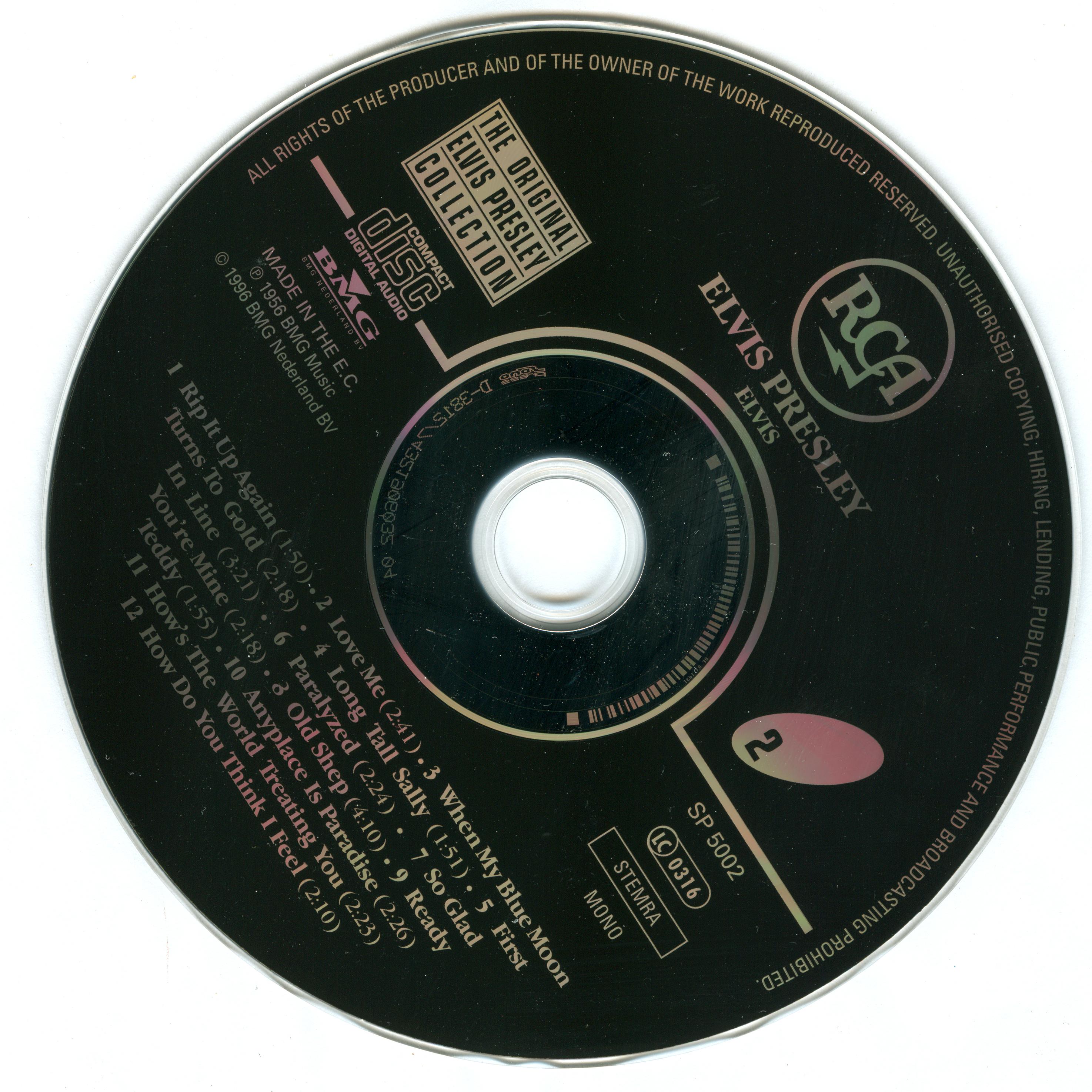 Elvis Presley  The Original Elvis Presley Collection 02; Elvis : CD